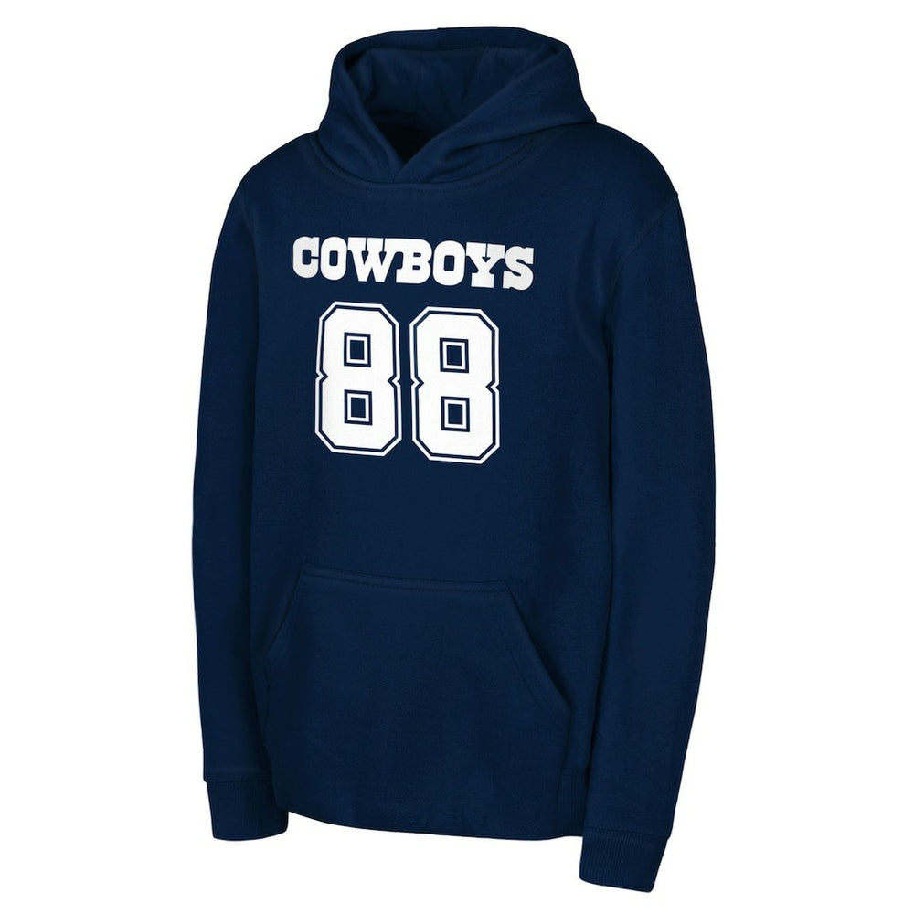CeeDee Lamb Dallas Cowboys Outerstuff Mainliner Player Name & Number Hoodie Navy