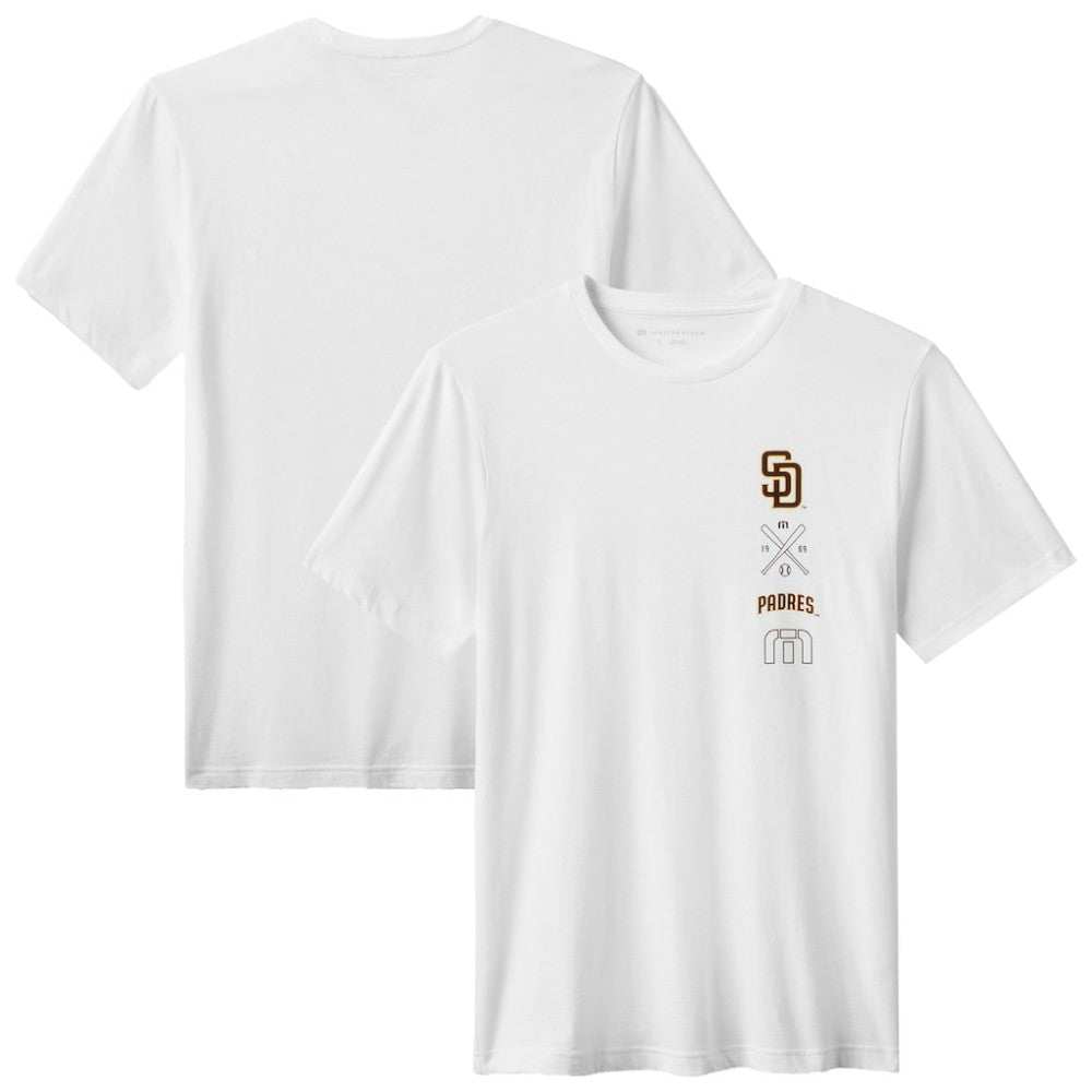 San Diego Padres TravisMathew Sunset Slam 2.0 T-Shirt - White T-shirts