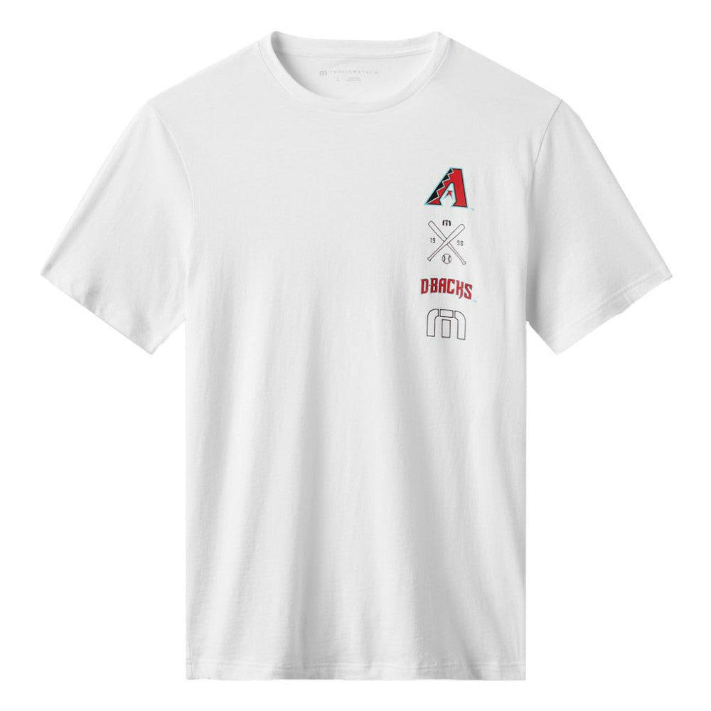 Arizona Diamondbacks TravisMathew Sunset Slam 2.0 T-Shirt - White T-shirts