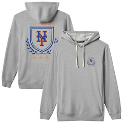New York Mets TravisMathew Fleece Stadium Hoodie - Gray Hoodies