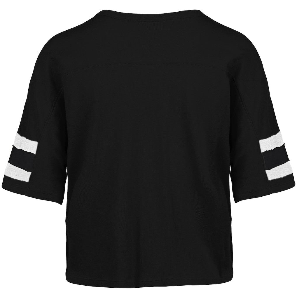 Miami Dolphins '47 Women's Premier Scout Cropped V-Neck T-Shirt Black