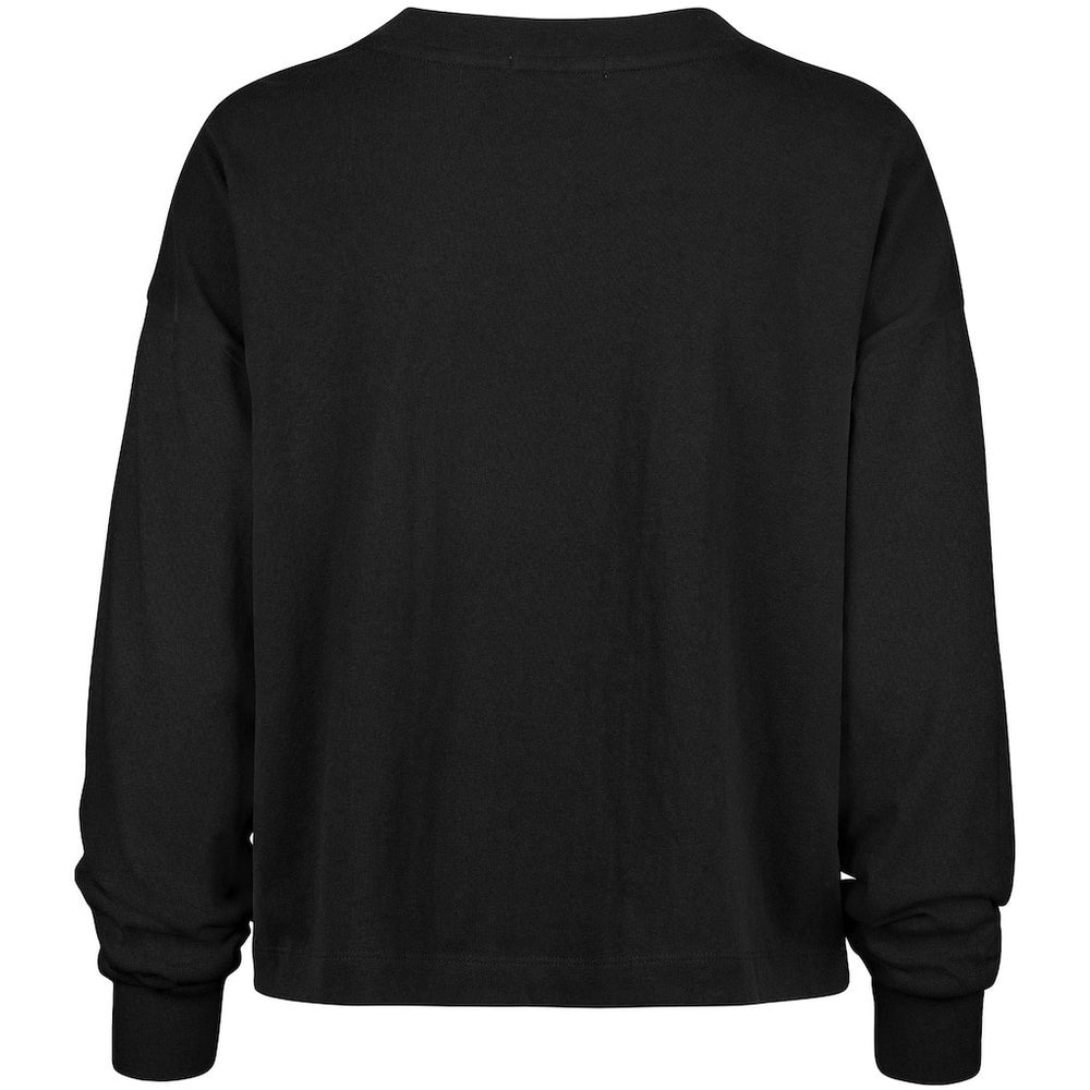 Miami Dolphins '47 Women's Muse Sydney Long Sleeve Cropped T-Shirt Black