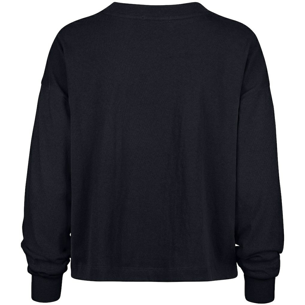 Chicago Bears '47 Women's Muse Sydney Long Sleeve Cropped T-Shirt Navy