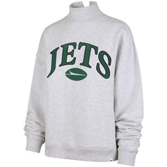 New York Jets '47 Women's Vantage Mock Neck Pullover Sweatshirt Heather Gray