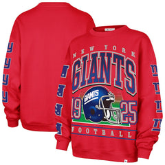 New York Giants '47 Women's Go Big Oversized Pullover Sweatshirt Red