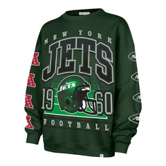 New York Jets '47 Women's Go Big Oversized Pullover Sweatshirt Green
