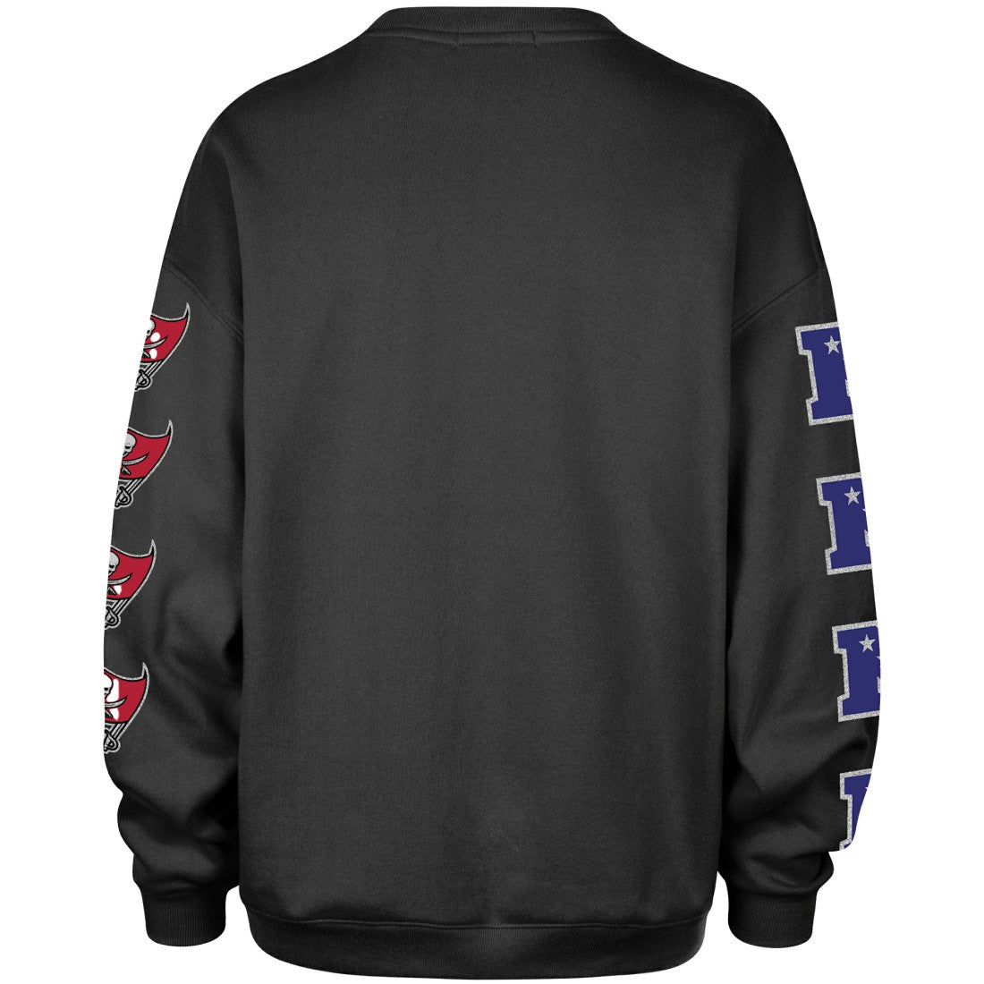 Tampa Bay Buccaneers '47 Women's Go Big Oversized Pullover Sweatshirt Charcoal