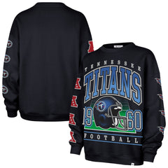 Tennessee Titans '47 Women's Go Big Oversized Pullover Sweatshirt Navy