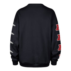 Denver Broncos '47 Women's Go Big Oversized Pullover Sweatshirt Navy