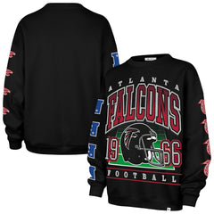 Atlanta Falcons '47 Women's Go Big Oversized Pullover Sweatshirt Black