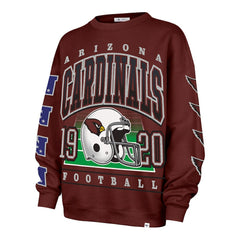 Arizona Cardinals '47 Women's Go Big Oversized Pullover Sweatshirt Cardinal