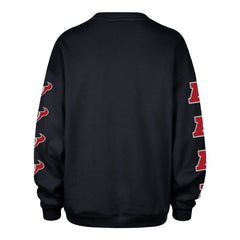 Houston Texans '47 Women's Go Big Oversized Pullover Sweatshirt Navy