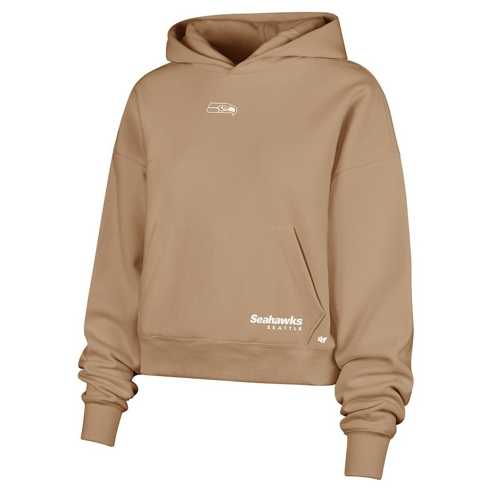 Seattle Seahawks '47 Women's Sue Foundation Portabella Pullover Hoodie Brown