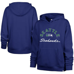 Seattle Seahawks '47 Women's Whirlwind Naomi Pullover Hoodie Royal