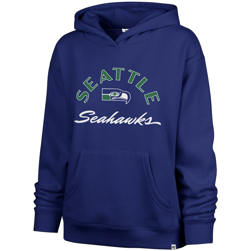Seattle Seahawks '47 Women's Whirlwind Naomi Pullover Hoodie Royal