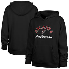 Atlanta Falcons '47 Women's Whirlwind Naomi Pullover Hoodie Black
