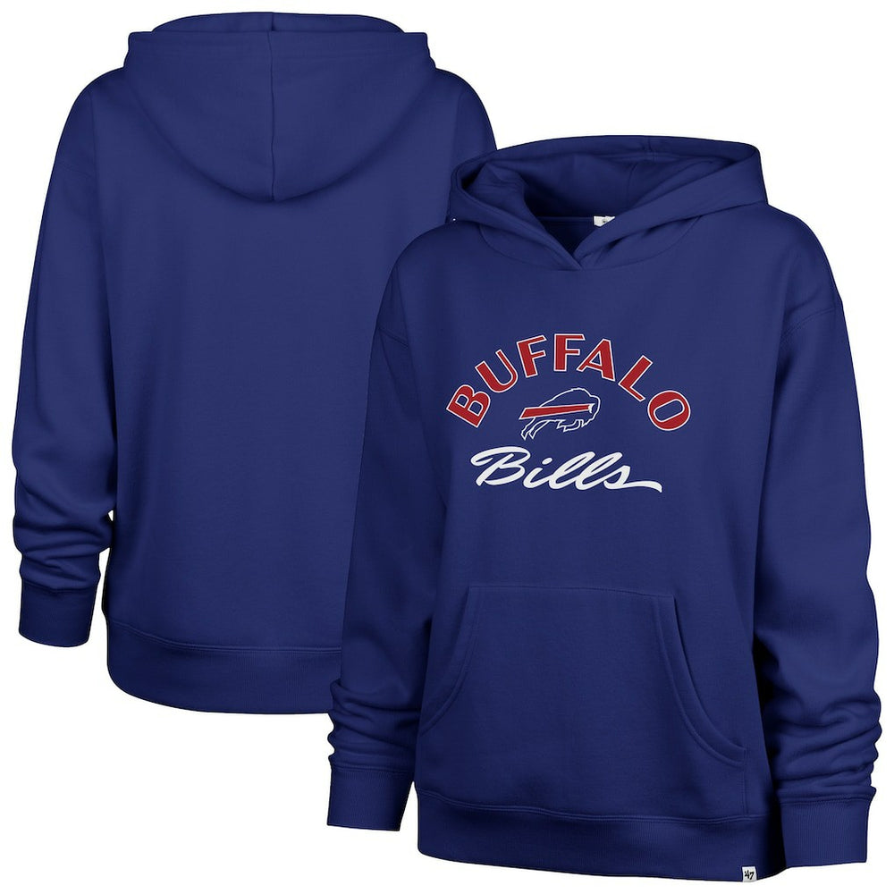 Buffalo Bills '47 Women's Whirlwind Naomi Pullover Hoodie Royal