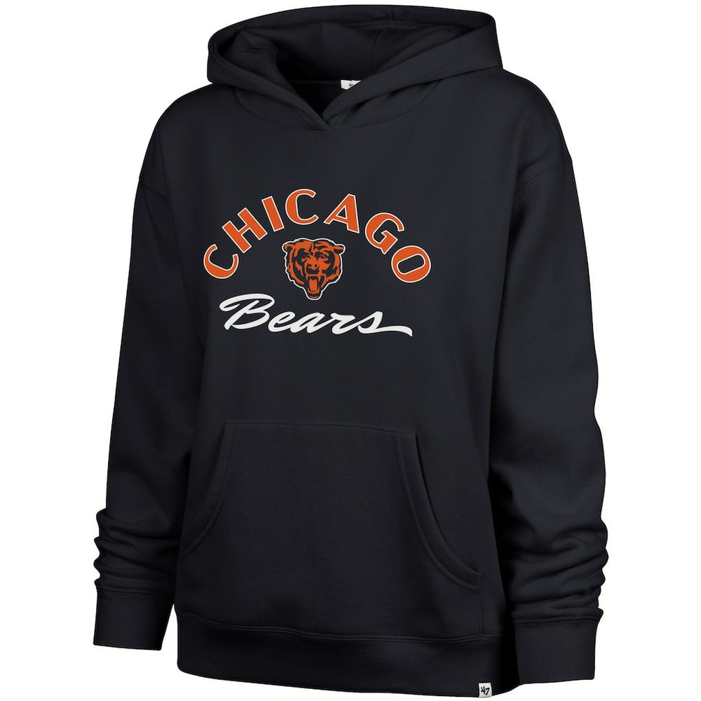 Chicago Bears '47 Women's Whirlwind Naomi Pullover Hoodie Navy