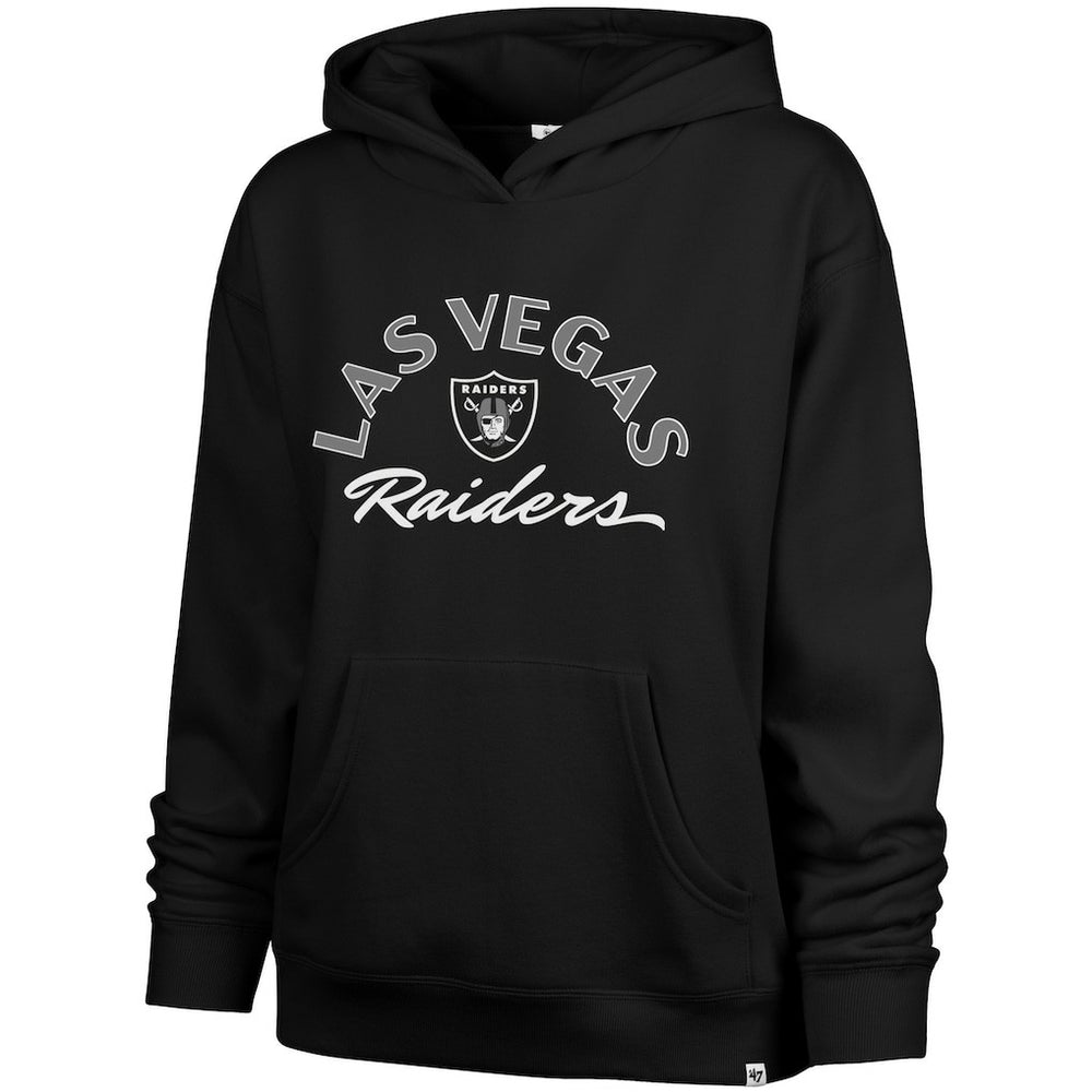 Las Vegas Raiders '47 Women's Whirlwind Naomi Pullover Hoodie Black