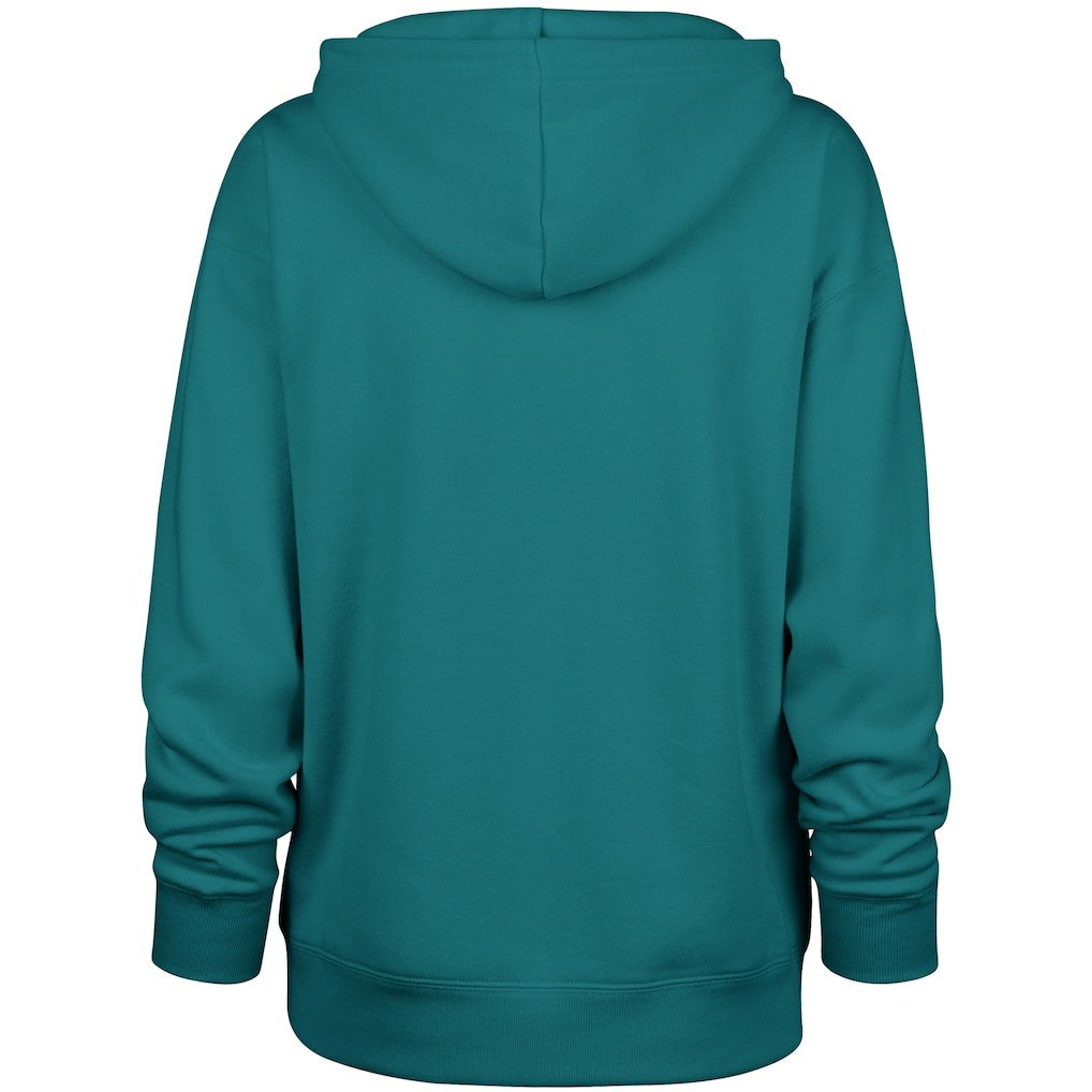 Miami Dolphins '47 Women's Whirlwind Naomi Pullover Hoodie Aqua