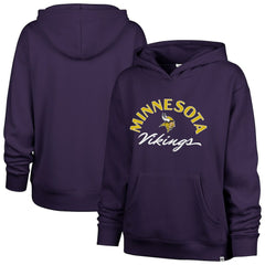 Minnesota Vikings '47 Women's Whirlwind Naomi Pullover Hoodie Purple