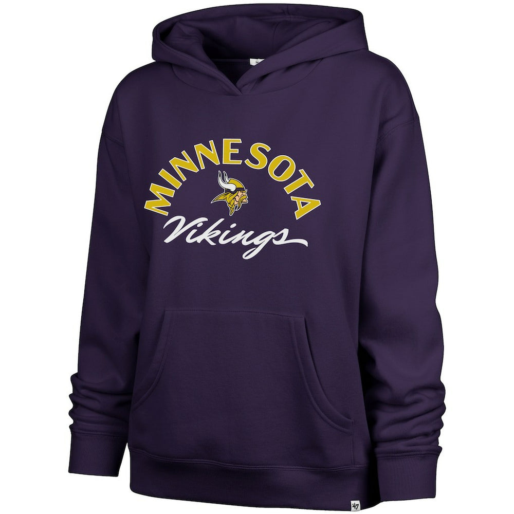Minnesota Vikings '47 Women's Whirlwind Naomi Pullover Hoodie Purple
