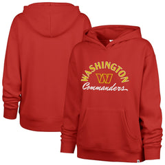 Washington Commanders '47 Women's Whirlwind Naomi Pullover Hoodie Red