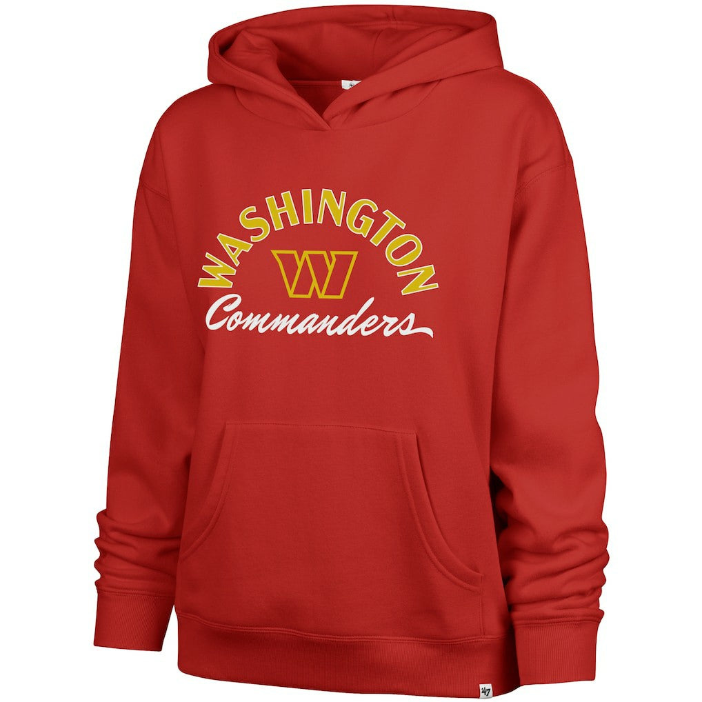 Washington Commanders '47 Women's Whirlwind Naomi Pullover Hoodie Red