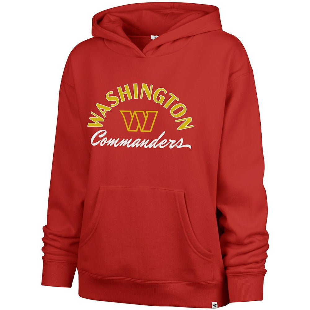 Washington Commanders '47 Women's Whirlwind Naomi Pullover Hoodie Red