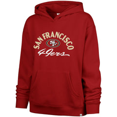 San Francisco 49ers '47 Women's Whirlwind Naomi Pullover Hoodie Scarlet