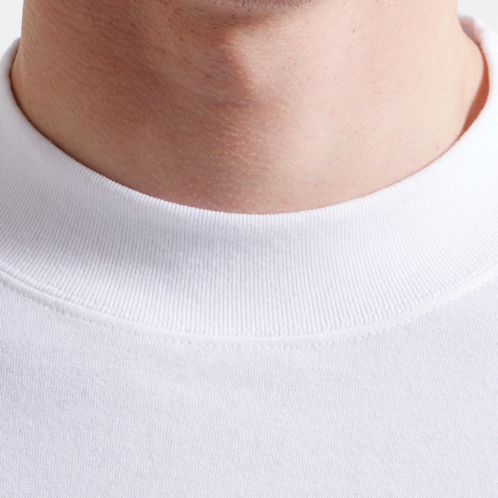 San Francisco 49ers x Todd Snyder Premium Jersey Mock Neck Tee White