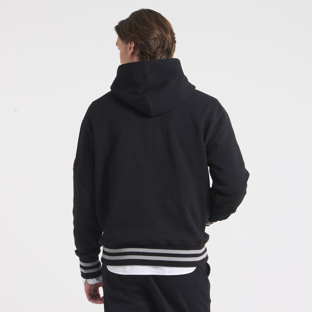 Kansas City Chiefs x Todd Snyder Relaxed Canadian Fleece Hoodie Black