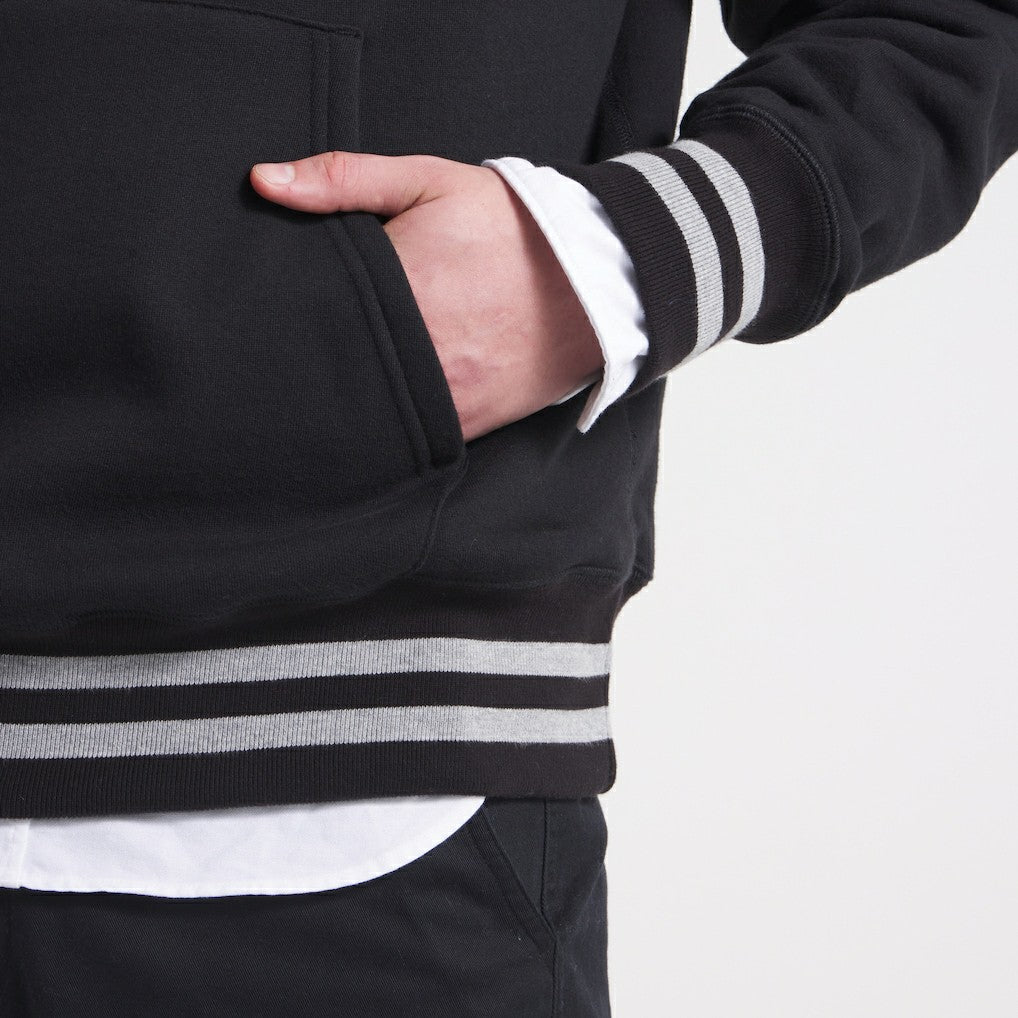 Kansas City Chiefs x Todd Snyder Relaxed Canadian Fleece Hoodie Black
