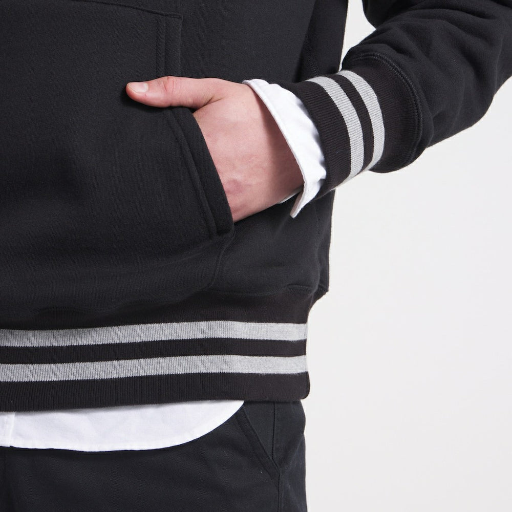Kansas City Chiefs x Todd Snyder Relaxed Canadian Fleece Hoodie Black