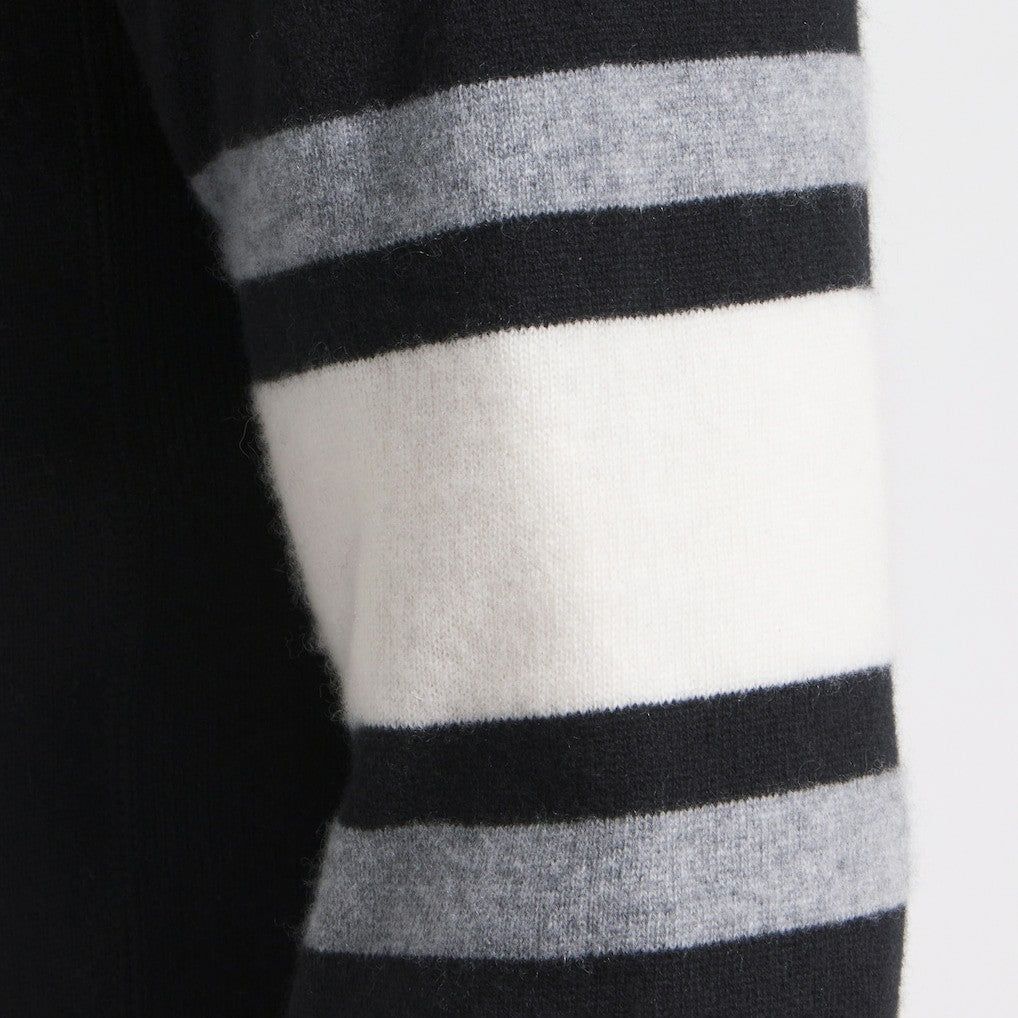 Kansas City Chiefs x Todd Snyder Cashmere Crew Sweater Black