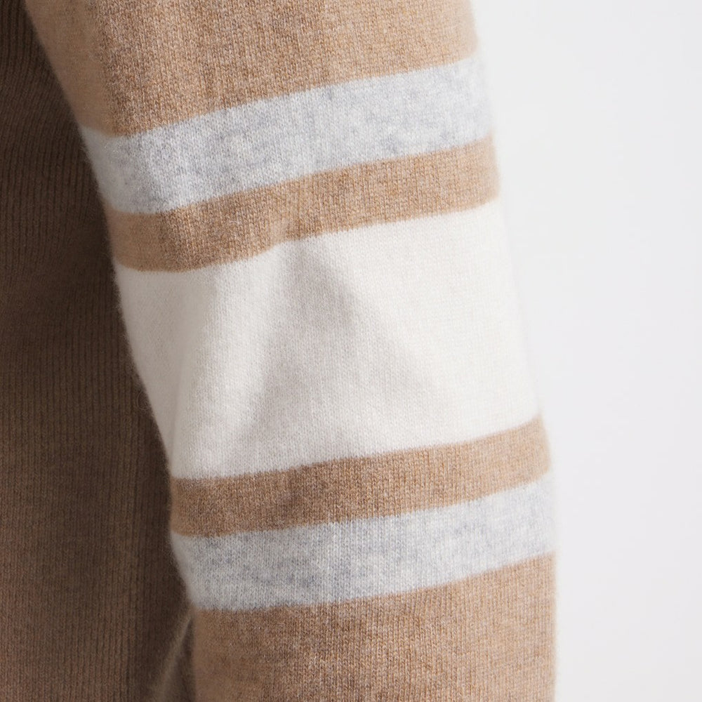 San Francisco 49ers x Todd Snyder Cashmere Crew Sweater Oatmeal
