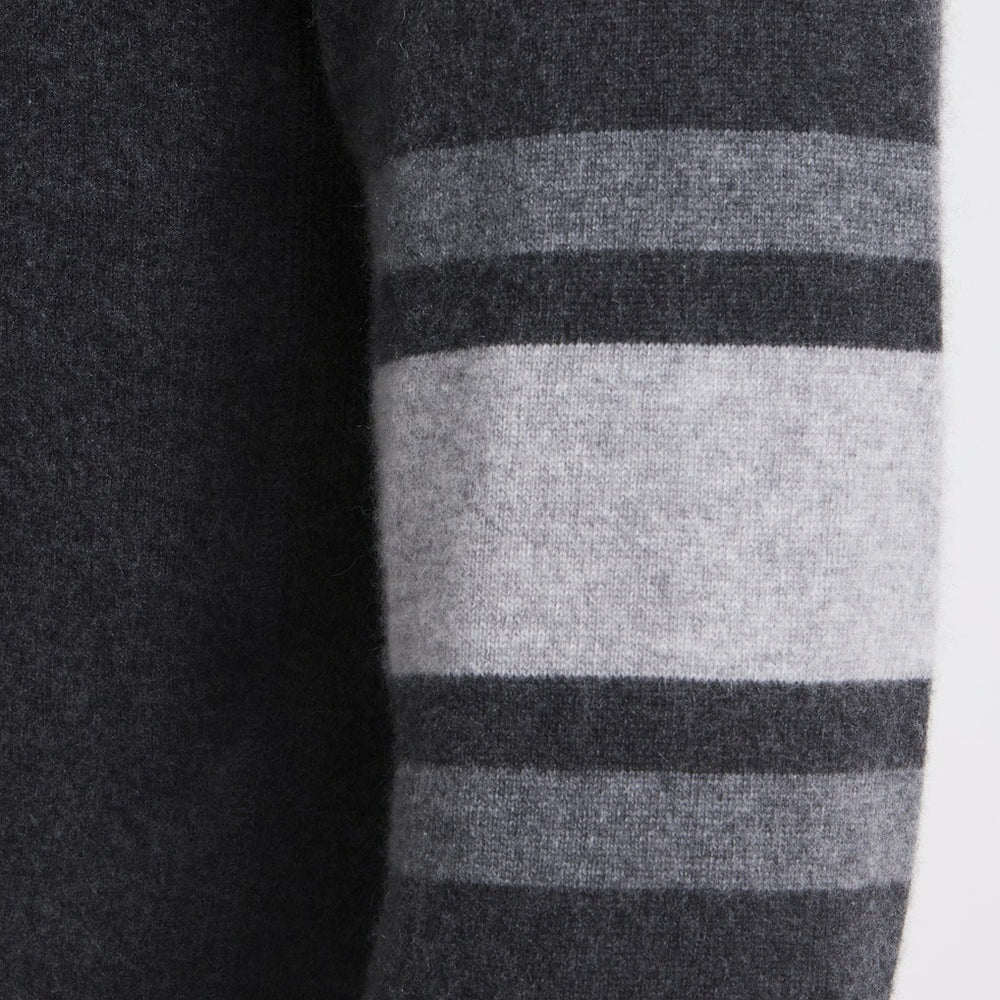 New York Giants x Todd Snyder Cashmere Crew Sweatshirt Heather Charcoal