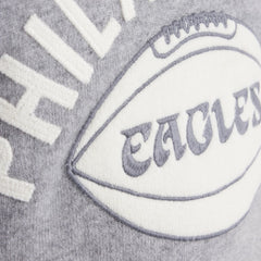 Philadelphia Eagles x Todd Snyder Cashmere Crew Sweater Heather Gray