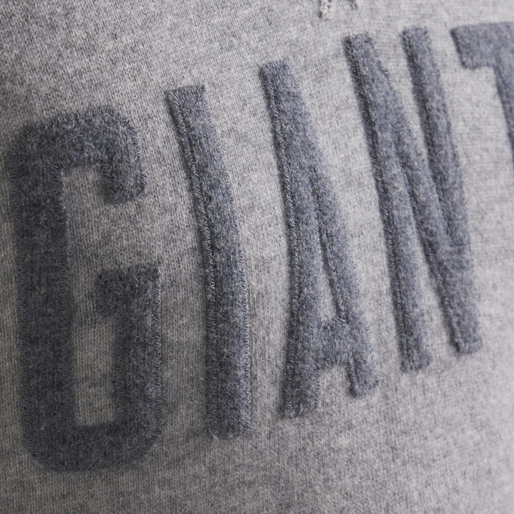 New York Giants x Todd Snyder Cashmere Hoodie Sweater Heather Charcoal