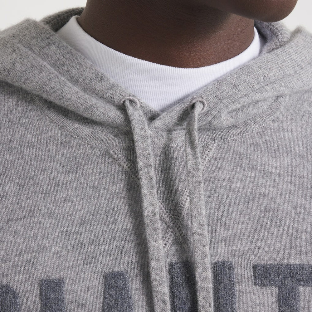 New York Giants x Todd Snyder Cashmere Hoodie Sweater Heather Charcoal
