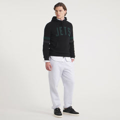 New York Jets x Todd Snyder Cashmere Hoodie Sweater Heather Black