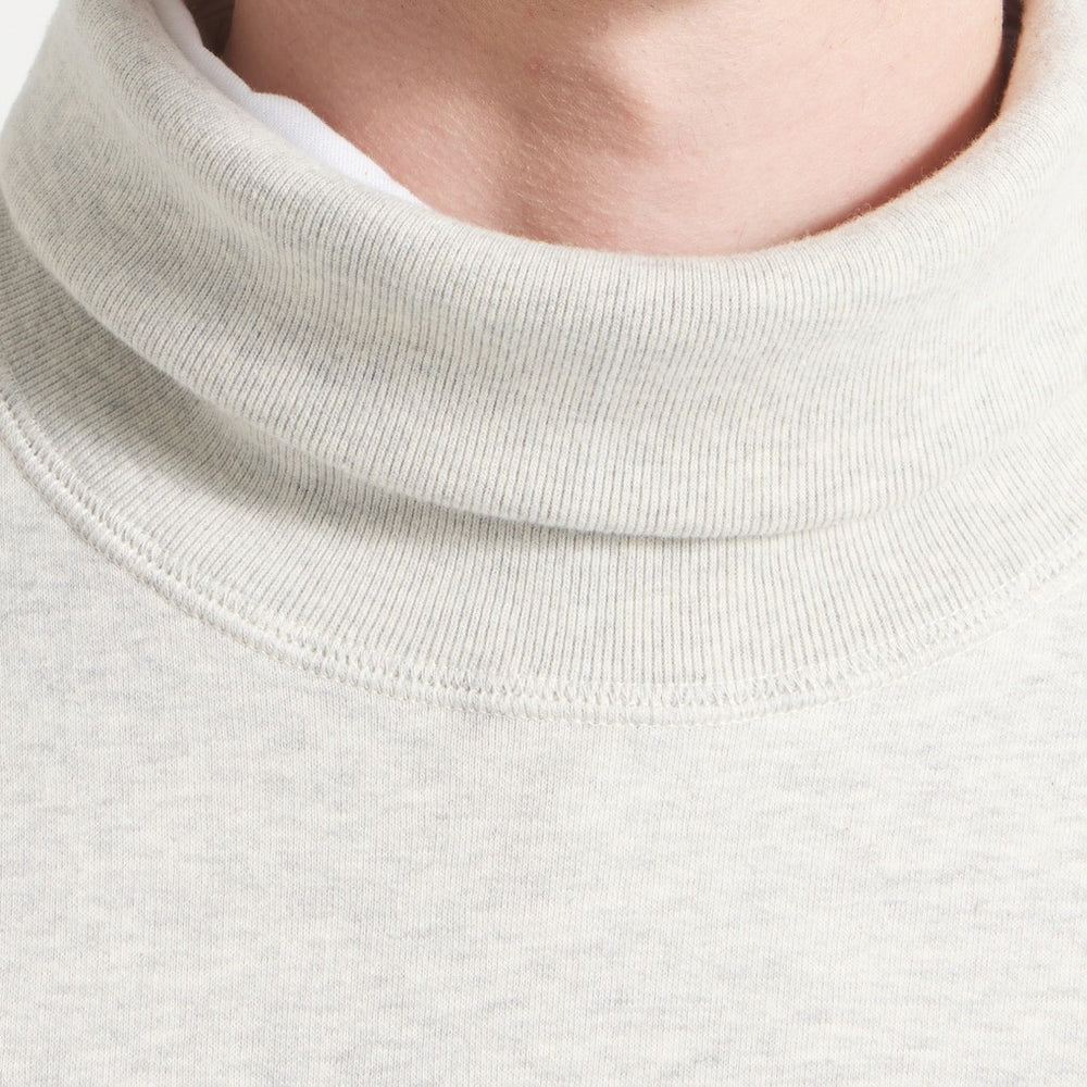 New York Giants x Todd Snyder Relaxed Canadian Fleece Turtleneck Oatmeal