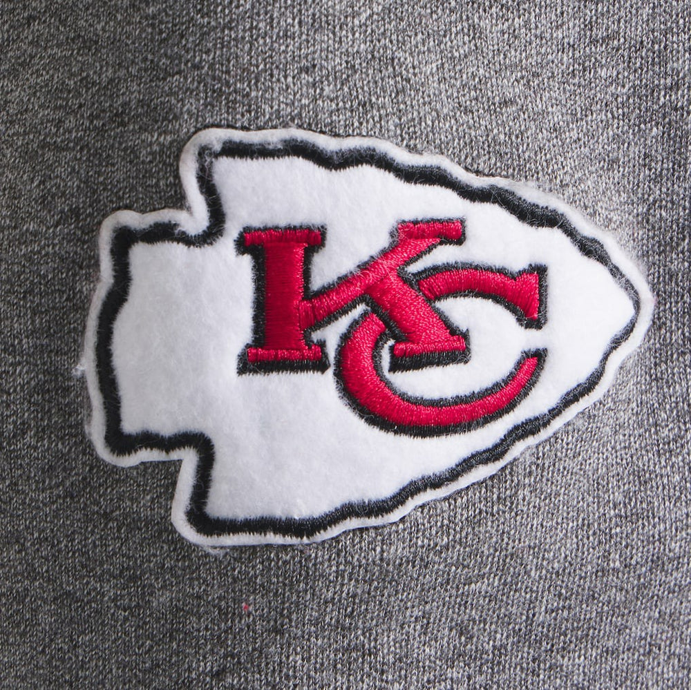 Kansas City Chiefs x Todd Snyder Relaxed Canadian Fleece Turtleneck Heather Gray