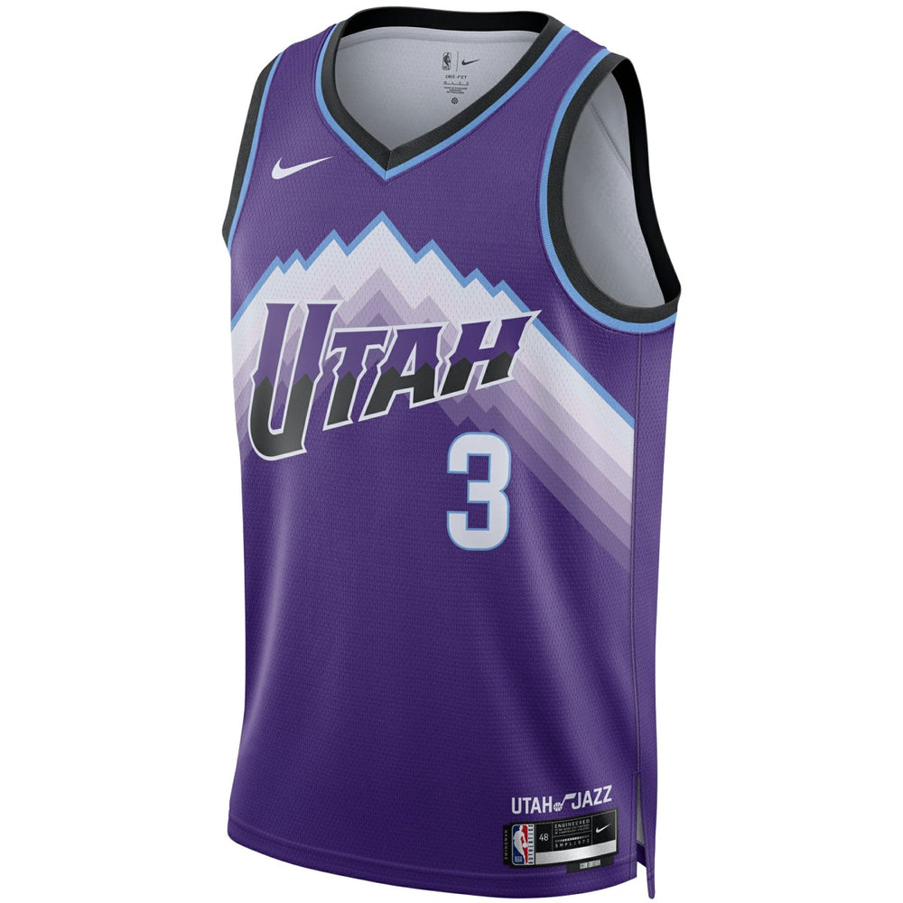 Keyonte George Utah Jazz Unisex Swingman Jersey Icon Edition Purple