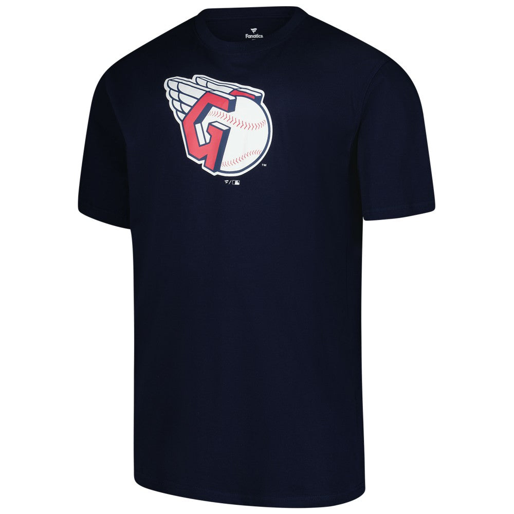 Cleveland Guardians Profile Big & Tall Primary Logo T-Shirt - Navy T-shirts