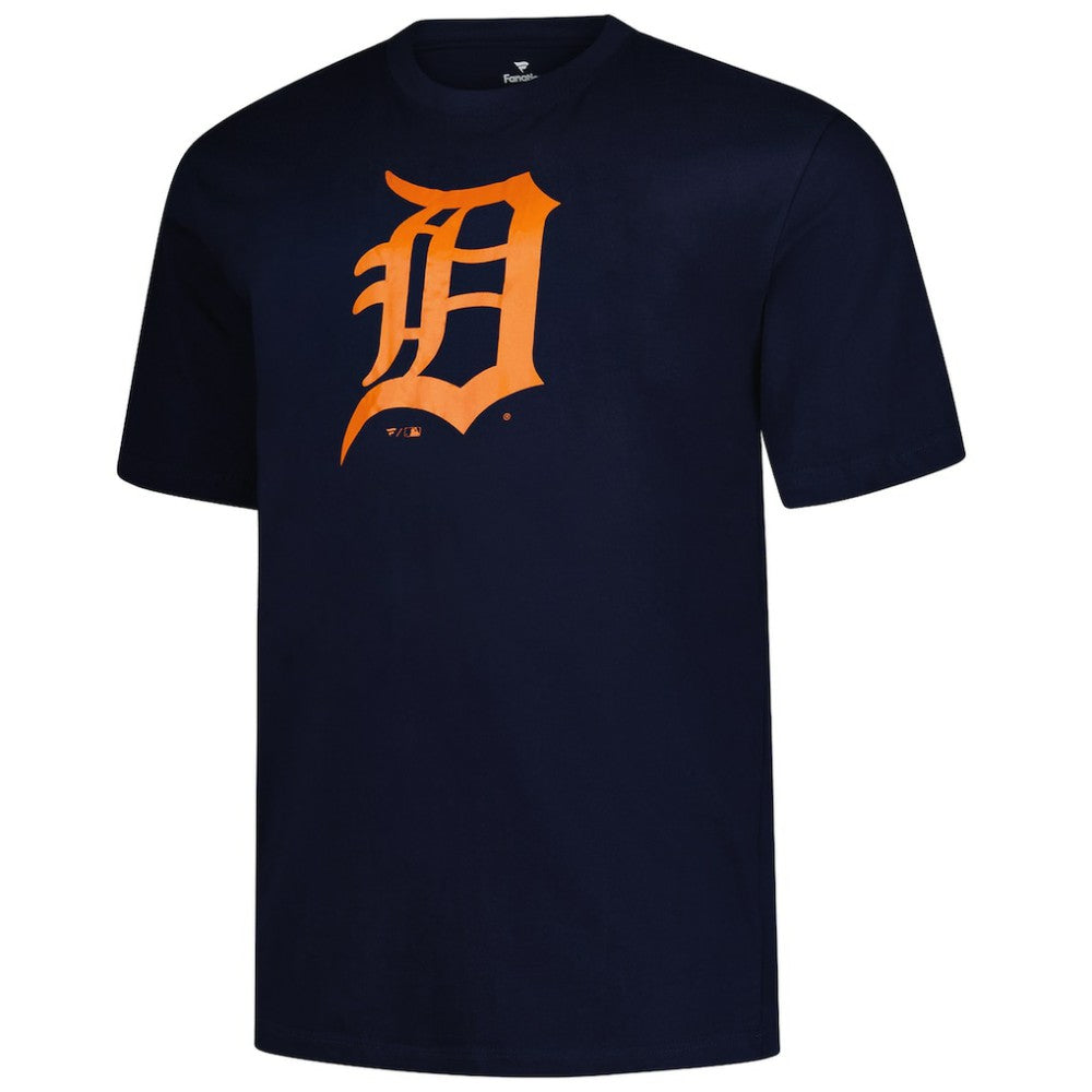 Detroit Tigers Profile Big & Tall Primary Logo T-Shirt - Navy T-shirts