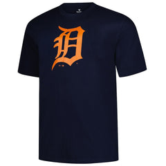 Detroit Tigers Profile Big & Tall Primary Logo T-Shirt - Navy T-shirts