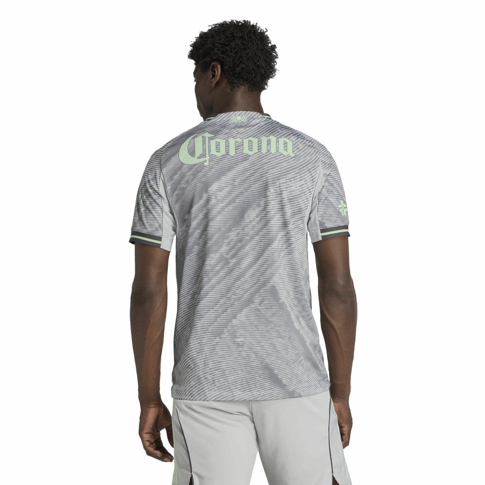 Club America 2025 Third On Field Jersey Gray