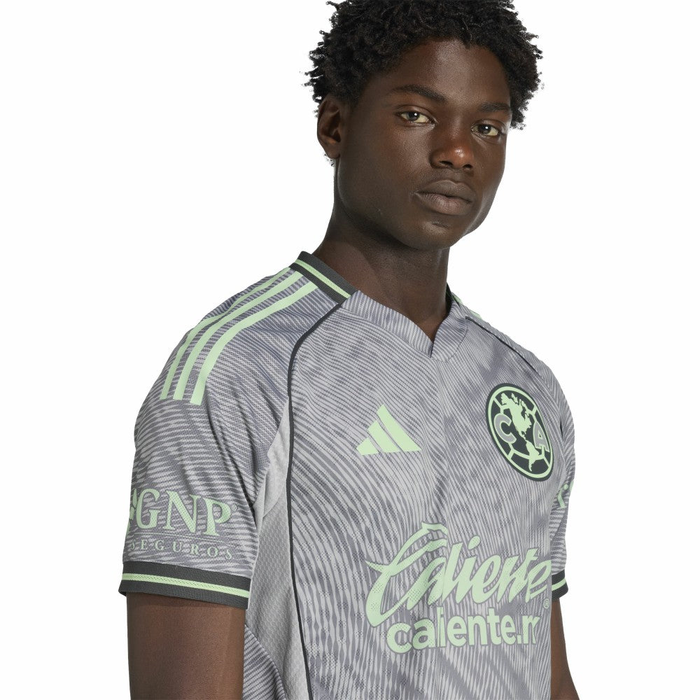 Club America 2025 Third On Field Jersey Gray