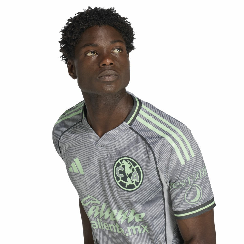 Club America 2025 Third On Field Jersey Gray